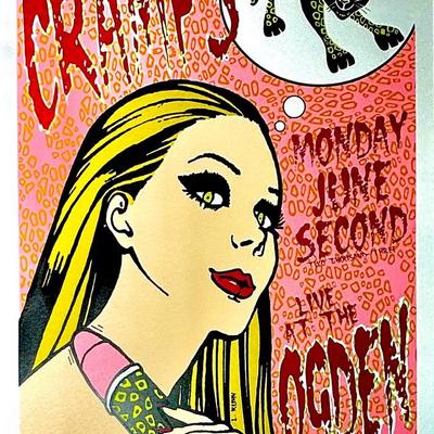 *signed* The Cramps Ogden Theatre Serigraph