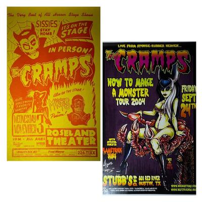 *signed* The Cramps - How To Make A Monster Tour 2004 Poster