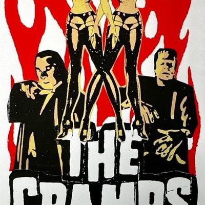 The Cramps Signed Shim Sham 4/28/03 Poster 