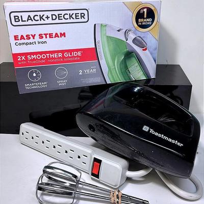 “Black+Decker” Iron and Mixer Assortment 