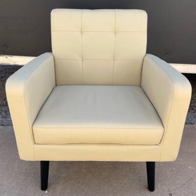 Faux Leather Side Chair #1