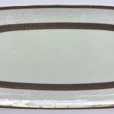 “Mikasa” Platinum Lace Butter Tray