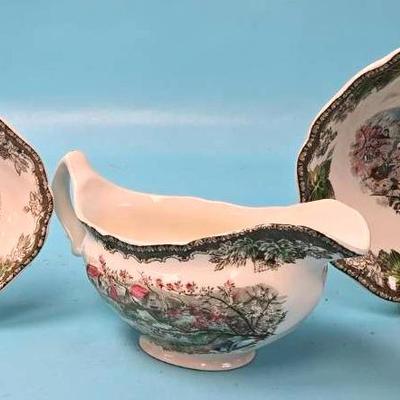 "Johnson Bros" 'The Friendly Village' Serving Dishes