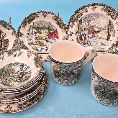 "Johnson Bros" 'The Friendly Village' Assortment #3