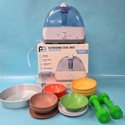 "Perfect Aire" Ultrasonic Cool Mist Humidifier, "Melmac" and More
