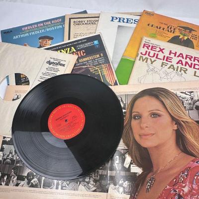 Lot #197 Plastic Crate of Various LP Records