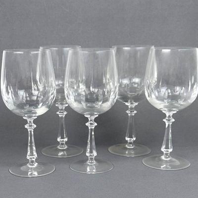 Lot #133 Vintage Gorham Crystal Tivoli Glasses - Set of 5