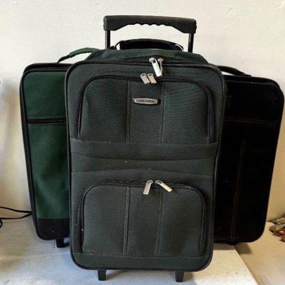 Lot #200 3 Carry on Suitcases