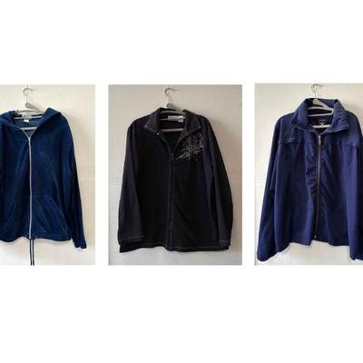 Lot #166 Lot of 3 Womens Jackets (Jennifer Moore, Shenanigans and Zenergy)