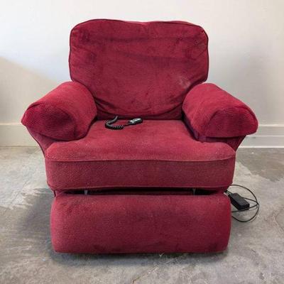 Lot #74 Vintage Best Home Furnishings Electric Recliner - Very Plush & Cozy - Tested, Works