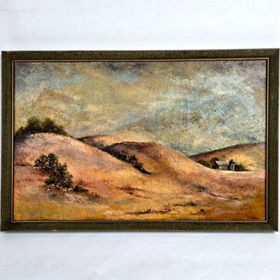 Sale Photo Thumbnail #44: Lot #44 Framed Landscape Painting
