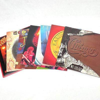 Lot #30 Vintage Vinyl Collection including Chicago, Earth, Wind & Fire, Supertramp, Kansas, Disco