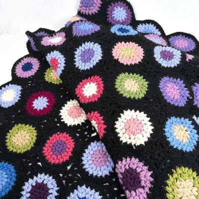 Lot #156 Vintage Handmade Crochet Afghan