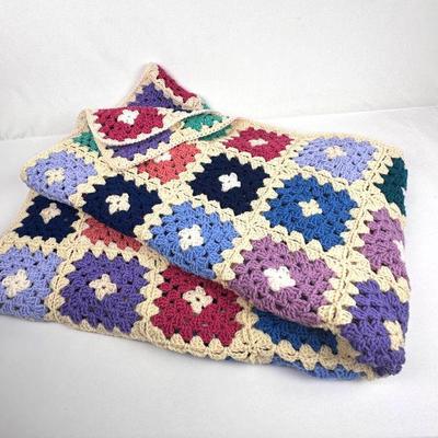 Lot #151 Vintage Crotchet Afghan