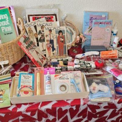 Craft and sewing items