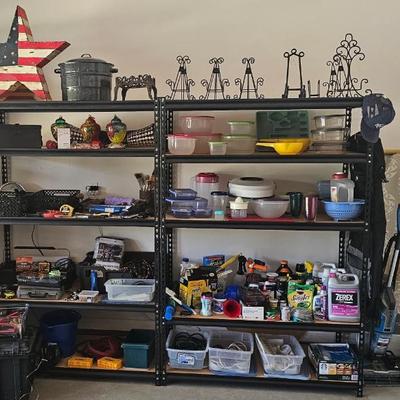 Tools, chemicals, Tupperware and more!