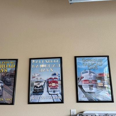 Fun posters for a train lover 