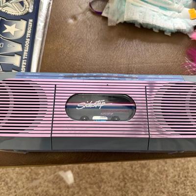 GE sidestep cassette player