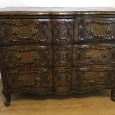 Chest Of Drawers Ornate, Vintage 