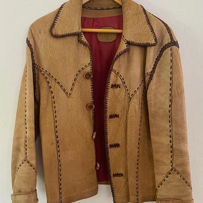 Mens 1970’s North Beach Leather Jacket