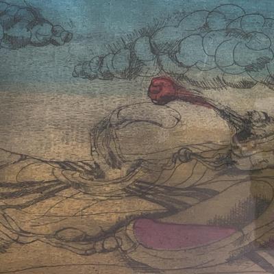 Festival Of Lost, Aqualint Print On Paper, Signed