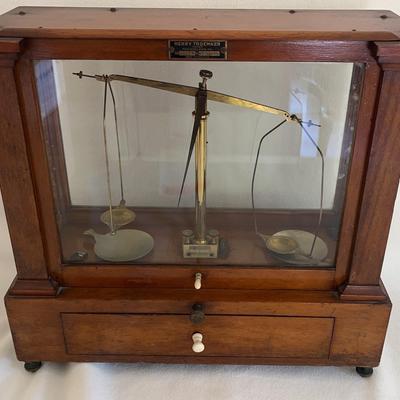 Henry Troemner Apothecary Jewelry Scale, Antique