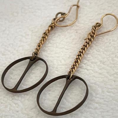 14K Gold Post Earrings