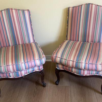 Childrens Occasional Chairs Pair Vintage