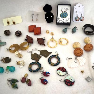 Assorted Earrings, Various Brands + Liz Claiborne, Anne Klein