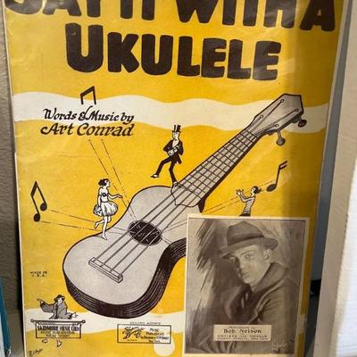 WE HAVE 1 UKULELE TOO, JUST NEEDS STRINGS.
