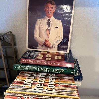 LOTS OF BOOKS & STEVE MARTIN!