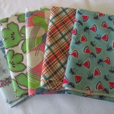 Feed sack material- this will be sold together