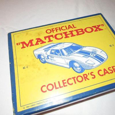 Match box case with cars