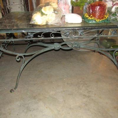 Glass top patio table - no chairs