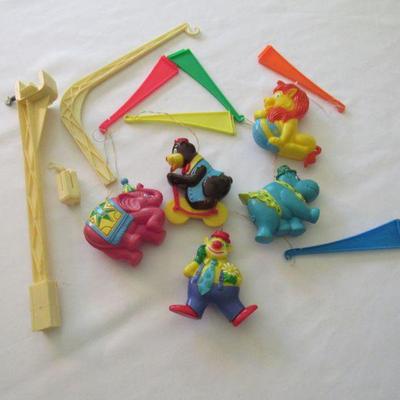 Vintage crib carousel