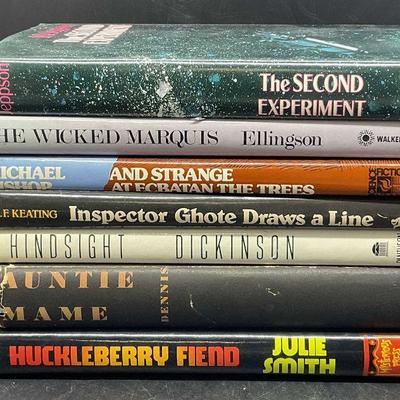 Lot 7 Vintage Hardcover Books, 1974 First Print+
