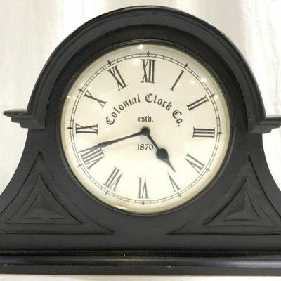 COLONIAL CLOCK CO Wooden Mantel Clock

