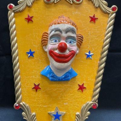 Sgn Ellie Haggerty Clown Head Carousel Panel
