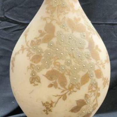 Hollywood Regency Style Art Glass Table Lamp
