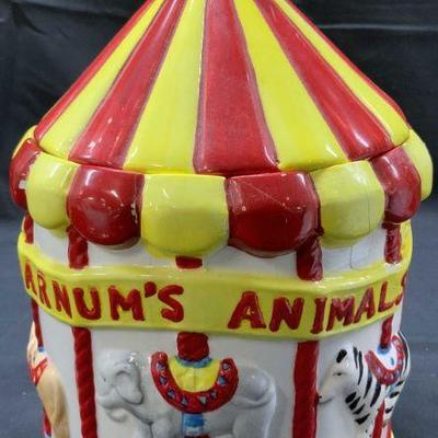 The Nabisco Classics Circus Ceramic Cookie Jar
