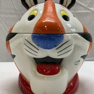 Kelloggs Tony The Tiger Ceramic Cookie Jar 2002
