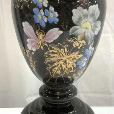 Sale Photo Thumbnail #96: Vintage Floral Porcelain Table Lamp
