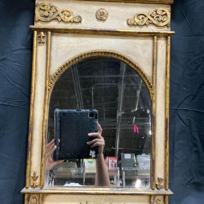 Vintage English Palladian Style Mirror
