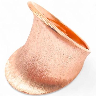 JCM 925 Italy Rose Gold-Tone Sterling Silver Ring Size 8