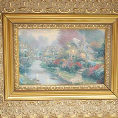 Four Framed Art Prints by The Thomas Kinkade Company, 2004