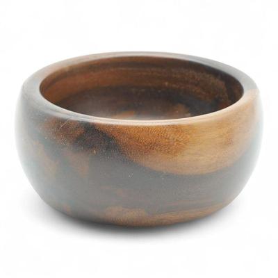 Handmade Acacia Wood Turned Bowl