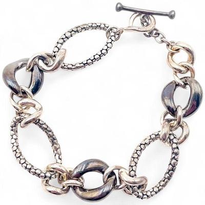 Michael Dawkins Sterling Silver Link Bracelet