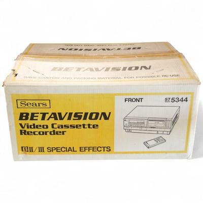 1982 Sears Betavision Video Cassette Recorder, Model 562.5344025