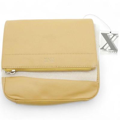 Maxx New York Camel Vegan Faux Leather Hand Purse