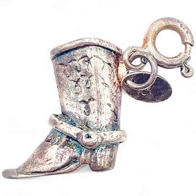 925 Sterling Silver Boot Charm